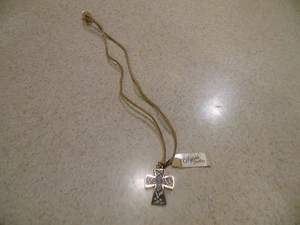 Tribal Clay Cross Necklace - Picture 1 of 3