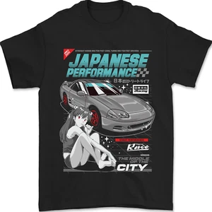 Camiseta De Hombre De Anime Japonés De Rendimiento Drifting 100% Algodón - Imagen 1 de 2