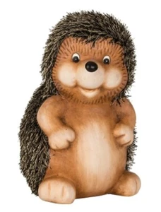 Große Tierfigur Igel steht H 27 cm Herbstdeko Figur für Haus und Garten - Bild 1 von 1