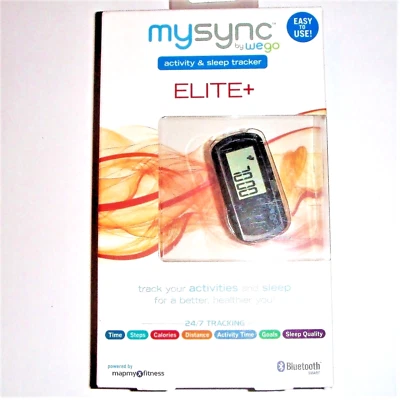 WEGO MYSYNC ELITE Rastreador de Atividade e Sono Distância Calorias Passos Metas NOVO* - Imagem 1 de 2
