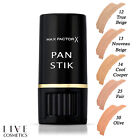 MAX FACTOR PAN STICK STIK FOUNDATION FULL COVERAGE 9g *CHOOSE YOUR SHADE*