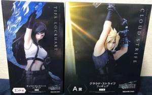 Final Fantasy VII 7 Rebirth Cloud Strife & Tifa Figura Set Lotería A, Premio Final - Imagen 1 de 5