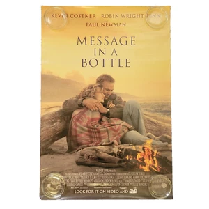 Message In A Bottle Videothek Filmposter Kevin Costner Vintage ein Blatt - Bild 1 von 7