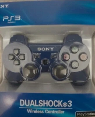 Manette de jeu PS3 sans fil 6 Axes Manette de console Playstation 3 Bleu - Photo 1/3