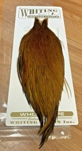 Whiting Farms Heritage Hackle Cape Mixed Colors Medium Ginger - Picture 1 of 3