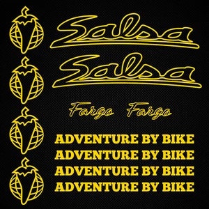 Pegatina Salsa Fargo bicicleta pimentón calcomanías para bicicleta de montaña marco de bicicleta - Imagen 1 de 11
