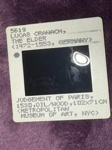 L. "The Elder" Cranach,  "Judgement of Paris"35mm Modern Art Slide   - Picture 1 of 3