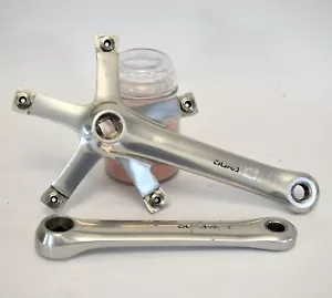 Shimano Dura Ace FC-7600 NJS Fixed Gear Pista Track Crankset 167.5mm - Picture 1 of 4