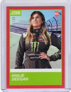 2020 Chronicles #20 Hailie Deegan Score Red Rookie RC 50/99 - Picture 1 of 1