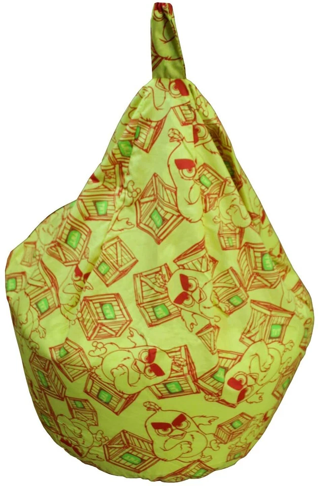 Angry Birds Fierce Yellow Gefüllter Sitzsack Rovio Neuheit Gamer - Bild 1 von 1