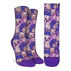 Calcetines Piggies in Bloom para Mujer Calce Activo Crew Talla 9-11 Buena Suerte Moda Nuevos - Imagen 1 de 2