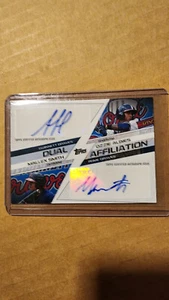 Ozzie Albies/Mallex Smith 2016 Topps Dual Affiliation Auto #03/25 $150 - Picture 1 of 3