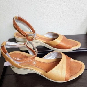 Stonefly leather sandals gold and copper 39 - Picture 1 of 7