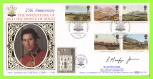 G.B. 1994 P.O.W. Investiture Set auf Benham, Ersttagsbrief, Caernarfon - Bild 1 von 1