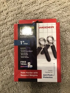 Spring BarBell Clips Collars 1” - Picture 1 of 3