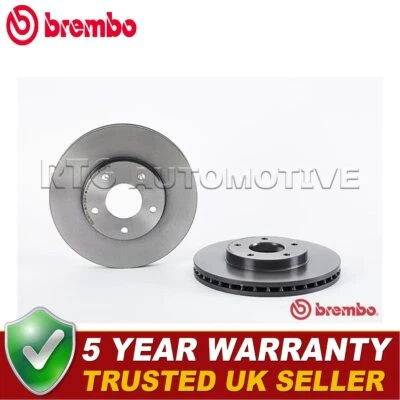 Brembo Front Brake Discs Fits Nissan X-Trail Primera Almera Maxima Cefiro - Image 1 of 4