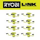 Ryobi Garage Storage Hooks 4"X4"X9.5" Link Standard Hook Set Ryobi Green Steel