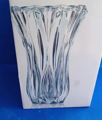 Jarrón de cristal de plomo Mikasa Celebrations de Mikasa Blossom 12 en Francia NUEVO EN CAJA PESADO Foto 1 de 4