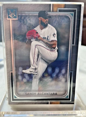 SANDY ALCANTARA  2023 Topps Museum Collection Base Card #15 Miami Marlins - Image 1 of 2