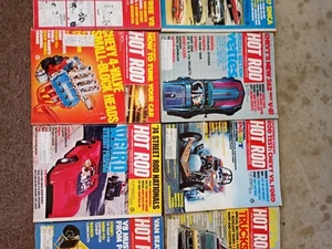 COLLECTIBLE LOT OF 8 1974 HOT ROD MAGAZINE Ford,Mopar ,Chevy - Picture 1 of 4