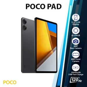 Xiaomi POCO Pad Wi-Fi Global Ver. Android PC Tablet (Grey/8GB+256GB/Octa Core) - Picture 1 of 4
