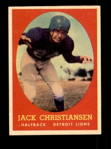 1958 Topps #70 Jack Christiansen EX - Picture 1 of 2