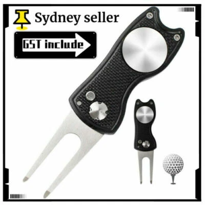 Golf Ball Marker Repairer Pitch Pitch mark Divot Repair Blade Tool AU Stock - image 1 of 4