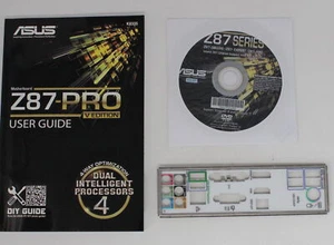 ASUS Z87-PRO (V EDITION) - SET Handbuch ATX IO Shield Slotblende CD (#8834) - Bild 1 von 1