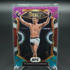 2021 PANINI UFC SELECT STEPHEN THOMPSON TRI-COLOR PRIZM CONCOURSE CARD #51 NM - Picture 1 of 2