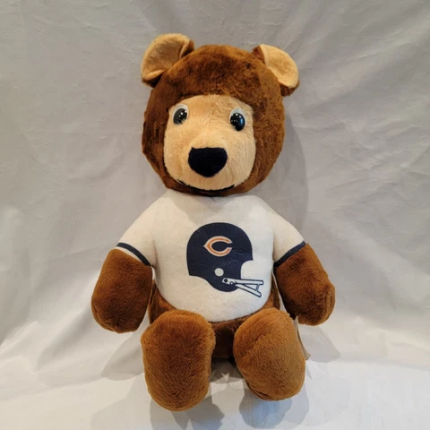 Vintage Chicago Bears 1978 WINDY Plush Stuffed Bear First National Bank Promo Cover