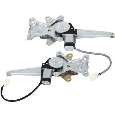 2x Regulador de ventana eléctrico con motor para Toyota Highlander 2001-2006 2007 trasero EE. UU. Foto 1 de 4