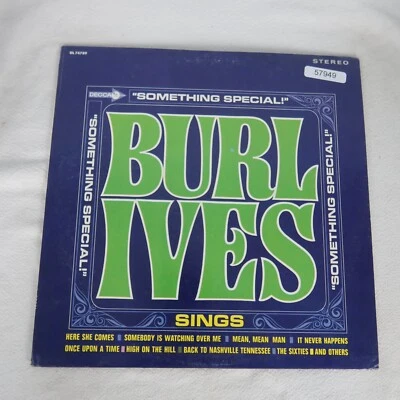 Burl Ives Something Special LP Vinyl Record Album - Image 1 of 4