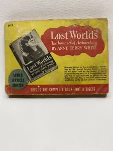 Lost Worlds / Anne Terry White(1941)-Armed Services Edition Paperback Book RARE* - Imagen 1 de 8
