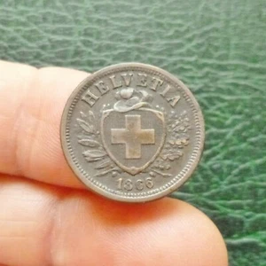 Suisse - 2 Rappen - 1866 B Berne - Imagen 1 de 2