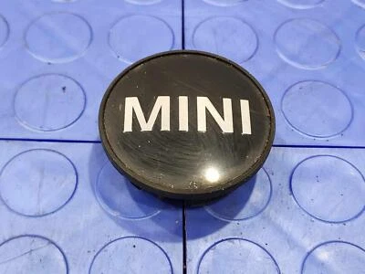 Tapa central de rueda de aleación Mini Cooper negra genuina pieza OEM 36131171069 Foto 1 de 4