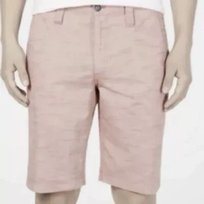 Pantalones Cortos Hombre INC Rojo Elástico Cambray Talla 29 Foto 1 de 4