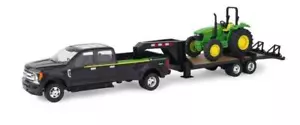 LP68113 John Deere ERTL 1/32 Ford Pickup with 5075E Tractor on Trailer - Picture 1 of 1