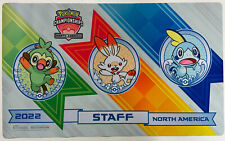 Pokemon NORTH AMERICA Championships STAFF 2022 Playmat Sobble Scorebunny New