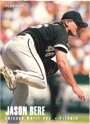 1996 Fleer - Tiffany #63 Jason Bere Chicago White Sox variante prata - Imagem 1 de 2
