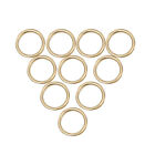 Floral Supplies 10pcs Brass Round Ring Keyring Buckle for Webbing Leathercraft