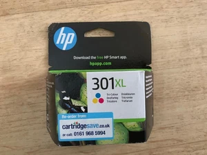 Genuine HP 301XL Tri-Colour Ink Cartridge- Exp 10/2026- Sealed boxes- - Picture 1 of 2