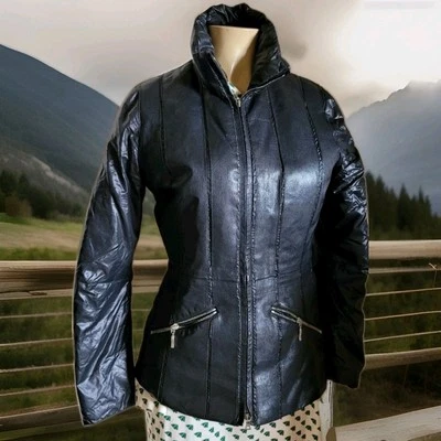 Vintage  Post Card Italy Puff Snow Jacket - Image 1 of 4