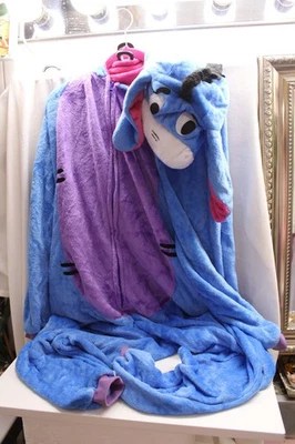 Mono Disney Eeyore Cremallera | Disfraz Eeyore Adulto | Pijama Vellón Mujer M Foto 1 de 4