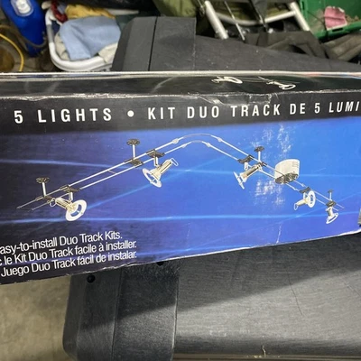 Y2K Nuevo Eurofase Easy Lite Duo Track 5 Luces Kit F5MA-05 Estrecho o Iluminación "L" Foto 1 de 4