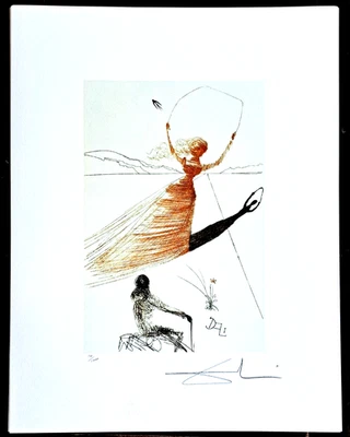 Salvador Dali - 65x50cm -  Limitierte Auflage Nr. 102/1000 - Bild 1 von 2