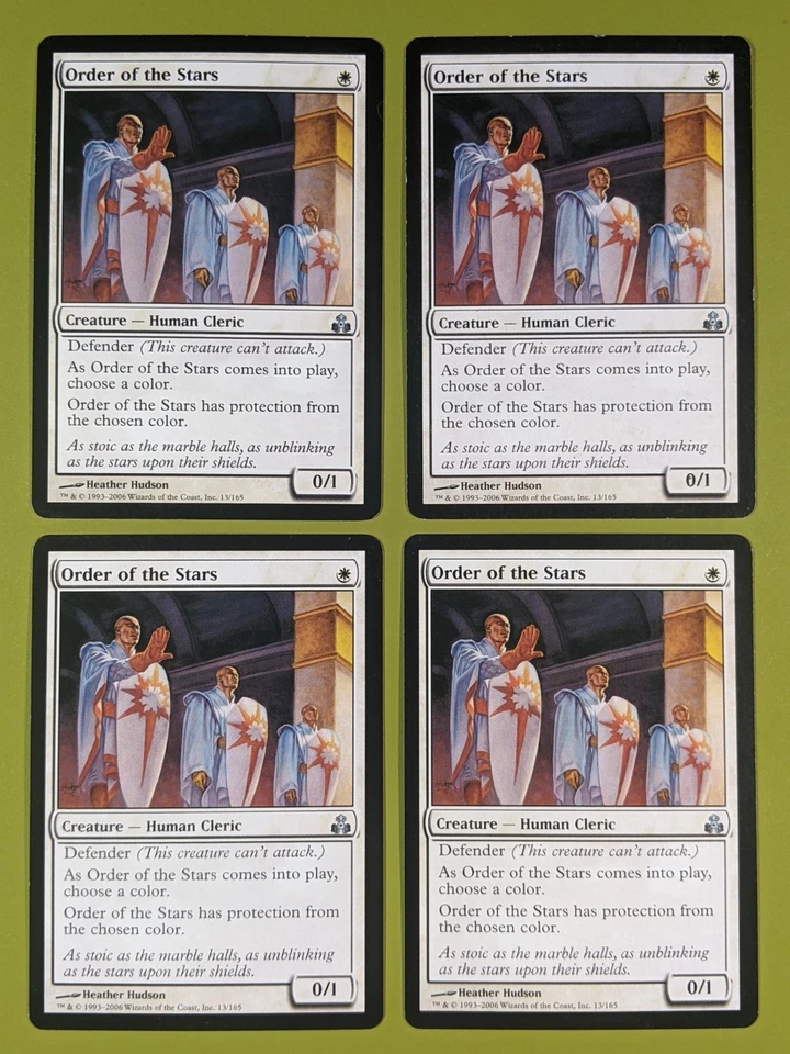 Order of the Stars x4 Guildpact 4x Playset Magic the Gathering MTG - Image 1 of 1