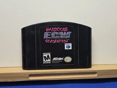 ECW: Hardcore Revolution (Nintendo 64, 2000) N64 Authentic Cartridge  - Image 1 of 2