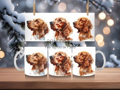 Taza de café Irish Setter Dog temática 15 oz, ELECCIÓN, invierno, regalos, Navidad Foto 1 de 4