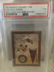 T51 Murad College Series Williams College 2nd Ed. PSA 1.5 Basketball Card - Picture 1 of 4