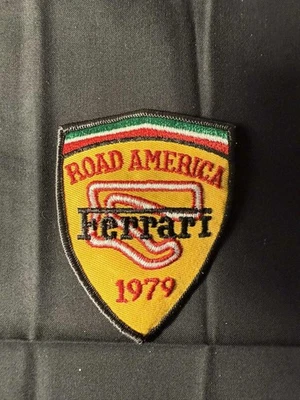 VTG NEW Ferrari Club of America Meet Up-1979 Road America Patch-Full Embroidery - Image 1 of 4